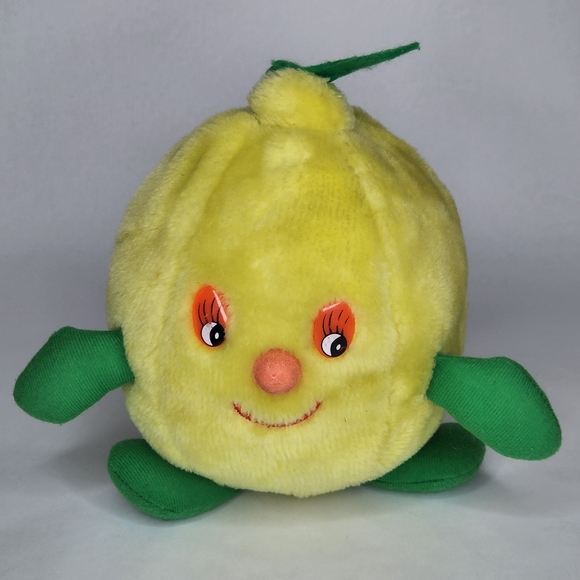 Vintage Lemon Plush Fruit Doll - Picture 2 of 3